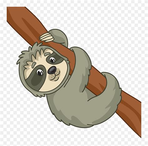 Download Sloth Clipart Cartoon Png Download 5228922 Pinclipart