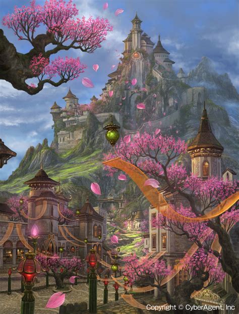 Fantasy City By Ucchiey Fantasy Magic Fantasy City Fantasy Castle