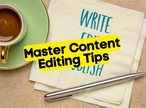 Master Content Editing Tips Essential Tips And Tricks For Editing