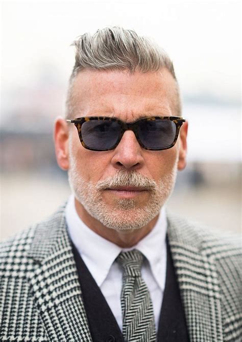 Short Haircuts For Men With Grey Hair
