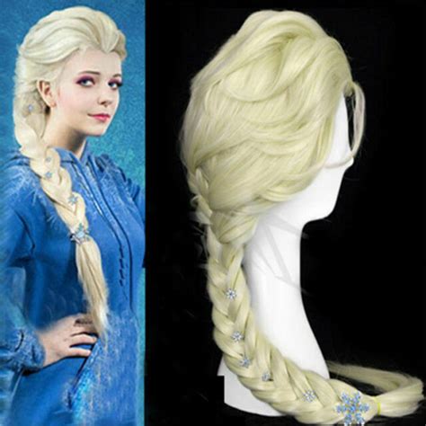 Disney Princess Frozen Snow Queen Elsa Weaving Braid Light Blonde