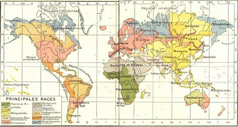 Carte Ethnographique Du Monde