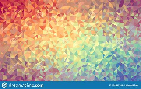 Abstract Background Polygon Colorful Stock Illustration Illustration
