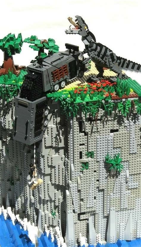The Lost World Jurassic Park 2 Lego Dinosaur Cool Lego Creations Lego Projects