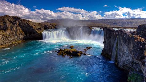 Free Download Godafoss Iceland 90158 High Quality And Resolution