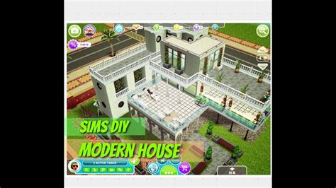 For general channel content, follow make2tv on instagram! Modern House Small Lot || Sims Freeplay - YouTube