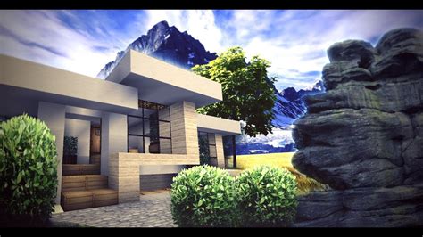 Modern house map clear filters. Minecraft - Small Modern House - YouTube