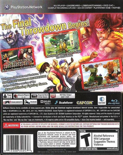 Super Street Fighter 4 Arcade Edition Ps3 Melitronics Zona Gamer