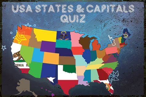 Usa States And Capitals Quiz By Caprizy