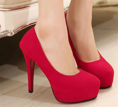 Hot Fashion Women Ladies Platform Pumps Sexy Red Bottom High Heels Prom Heels Wedding Dress