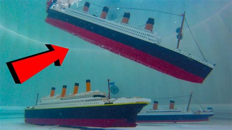 Lego Titanic Copies Sinking Youtube