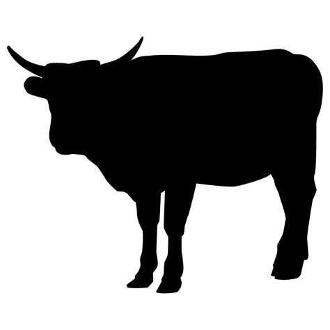 Bull Silhouette Free Stock Photo Public Domain Pictures