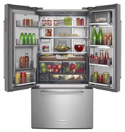 Kitchenaid Introduces Three Door Free Standing Refrigerator