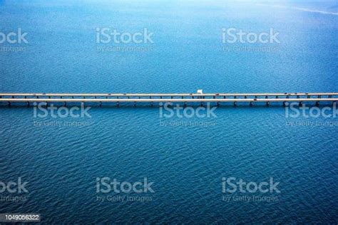 Lake Pontchartrain Causeway Aerial Stock Photo Download Image Now