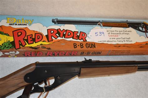 Sold Price Daisy Mod B Red Ryder Bb Lever Action Rifle W Medallion