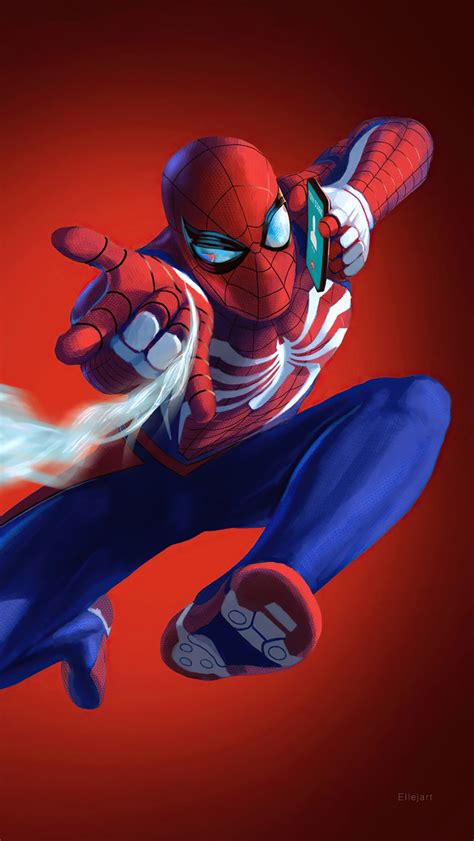 640x1136 Spiderman On Phone 4k Iphone 55c5sse Ipod Touch Hd 4k