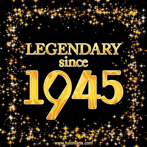 Legendary Since 1945 Happy Birthday — Download On