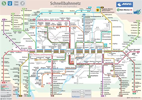 Munich Rail Map City Train Route Map Your Offline Travel Guide Gambaran
