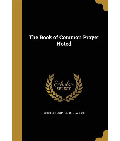 The Book Of Common Prayer Noted Buy The Book Of Common Prayer Noted