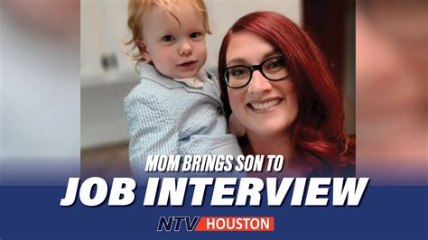 mom brings son to job interview youtube