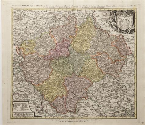 Jan Kryštof Müller 1673 1721 Maps Of Bohemia And Moravia Lot 14