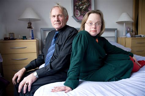 Adult Couple Sitting On A Bed Downs Syndrome Wellcome Collection