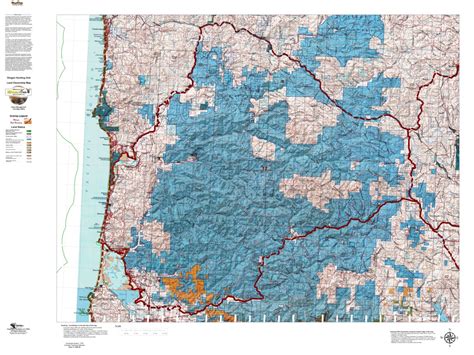 Oregon Hunting Unit 12 Wilson Land Ownership Map By Huntdata Llc