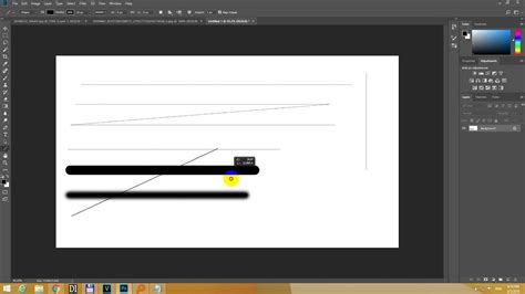 How To Draw A Straight Line In Photoshop Brush Tool Line Tool Youtube