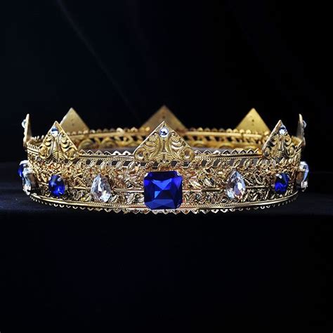 Blue Sapphire Gold Crown 👑 Shop Now Or Our Etsy