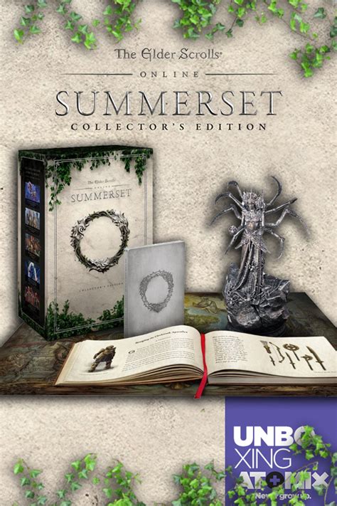 Unboxing The Elder Scrolls Online Summerset Collectors Edition Atomix