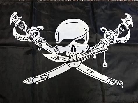 Brethren Of The Coast Polyester 12x18 Inch Flag Pirate Ship Banner