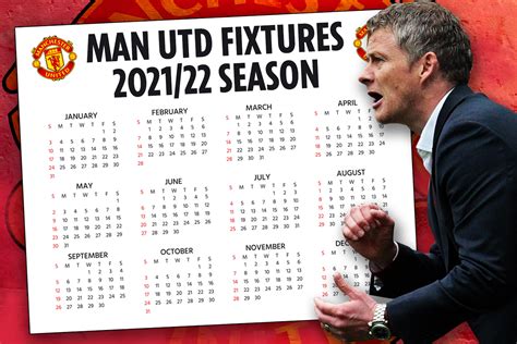 Man Utd Premier League Fixtures 202122 United Start Vs Leeds With