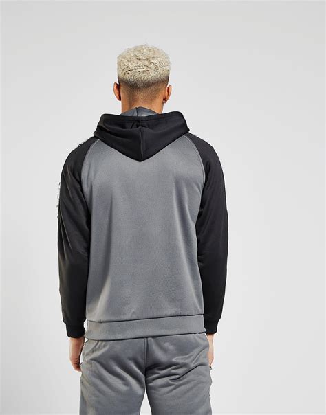 Mens adidas originals zip hoody hoodie small s sweater jumper trefoil zig zag. adidas Originals Synthetic Tape Full Zip Hoodie in Grey ...