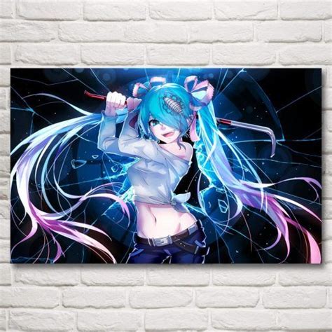 1 Panel Vocaloid Hatsune Miku Anime Art Posters And Prints Painting