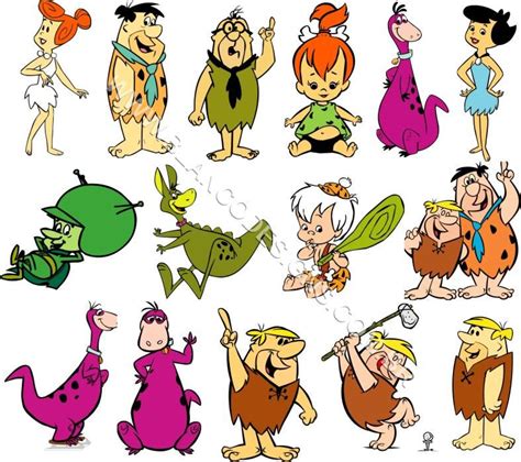The Flintstones Moda Antiga Eu Sou Desenhos Animados Antigos
