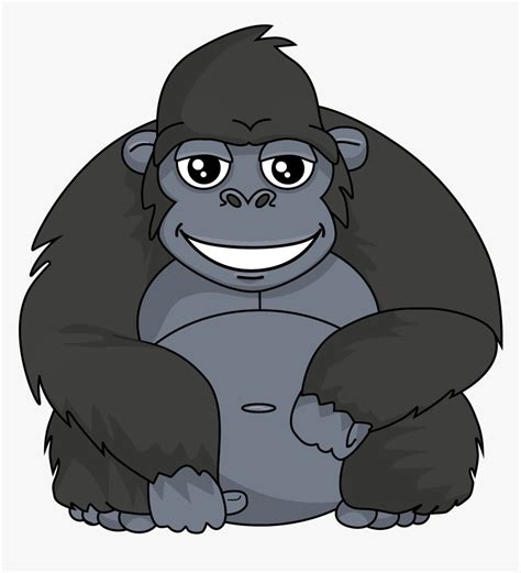 Gorilla Clipart Cute Free
