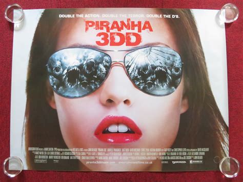 Piranha 3dd Uk Quad 30 X 40 Rolled Poster Gary Busey David Hasselho Rendezvous Cinema