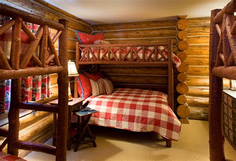 The bunk bed has been around for generations, and for a good reason. Rustic Log Beds à La Lune Collection - La Lune Collection Blog