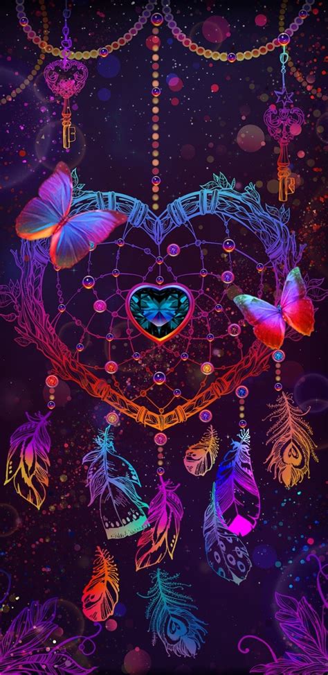 Dream Catcher Wallpaper Iphone Neon Wallpaper Heart Wallpaper