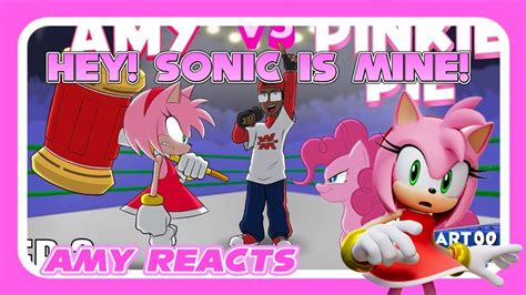 Amy Rose Reacts Amy Rose Vs Pinke Pie Cartoon Beatbox Collabs Youtube