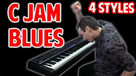 C Jam Blues 4 Style Piano Mashup Bluesjazzboogiestride Youtube