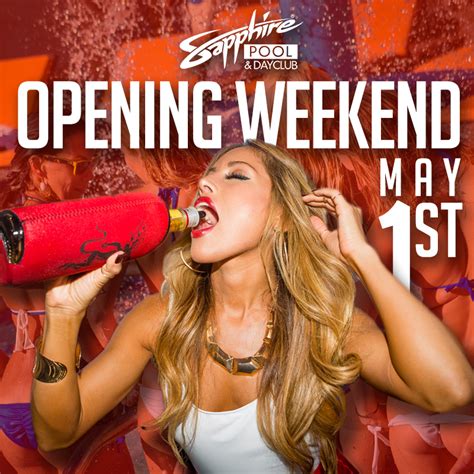 Opening Day At Sapphire Pool And Dayclub On Friday May 1 Galavantier