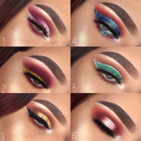 Bold Colorful Eyeshadow Looks Instagram Brows Pin