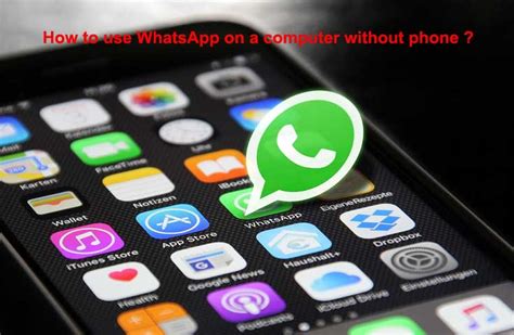 How To Use Whatsapp On A Computer Without Phone Vlivetricks