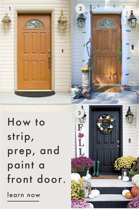 Add To Your Homes Curb Appeal By Painting Your Front Door This Step