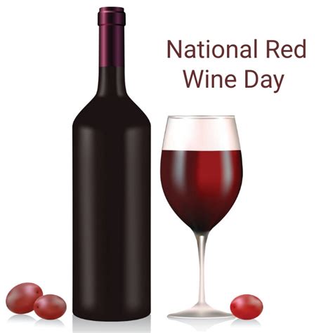 National Red Wine Day Template Postermywall