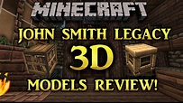 Minecraft John Smith Legacy 3D Models Addon Review 1.8.6 - YouTube