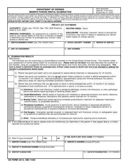 16 Dental Clearance Forms Pdf Free To Edit Download And Print Cocodoc