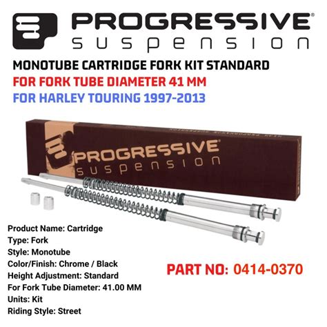 Jack 13 Motor Progressive Suspension Monotube Cartridge Fork Kit