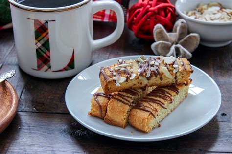 You can enjoy these biscotti as my husband does, in the morning, as a wonderful afternoon treat with tea or coffee and they are also really lovely after dinner dunked in a glass of wine. Keto & Gluten Free Almond Biscotti - Bonappeteach